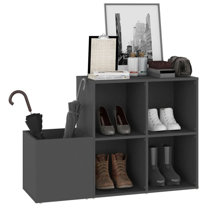 Pantofar de hol, gri, 105x35,5x70 cm, PAL - WALTI WALTI