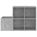 Pantofar de hol, gri beton, 105x35,5x70 cm, PAL - WALTI WALTI