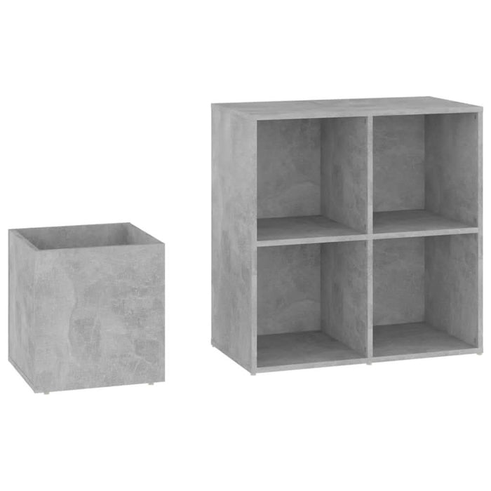 Pantofar de hol, gri beton, 105x35,5x70 cm, PAL - WALTI WALTI