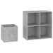 Pantofar de hol, gri beton, 105x35,5x70 cm, PAL - WALTI WALTI