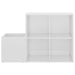 Pantofar de hol, alb extralucios, 105x35,5x70 cm, PAL - WALTI WALTI