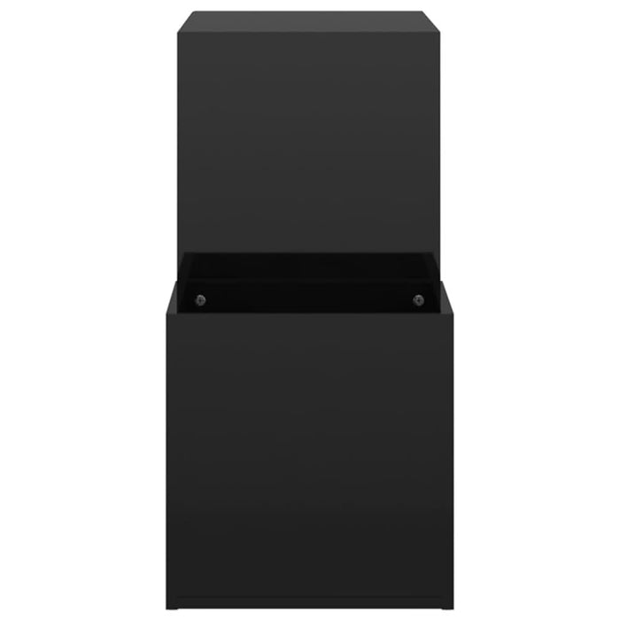 Pantofar de hol, negru extralucios, 105x35,5x70 cm, PAL - WALTI WALTI