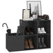 Pantofar de hol, gri extralucios, 105x35,5x70cm, lemn prelucrat - WALTI WALTI