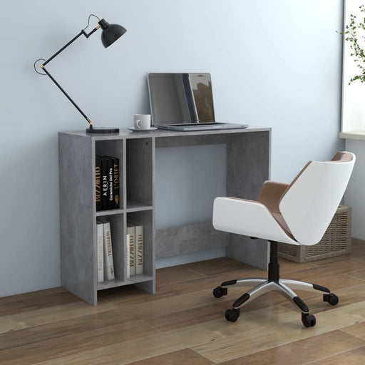 Birou Notebook, gri beton, 102,5x35x75 cm, PAL - WALTI WALTI