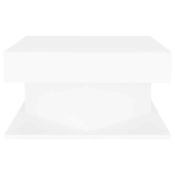 Măsuță de cafea, alb, 57x57x30 cm, PAL - WALTI WALTI