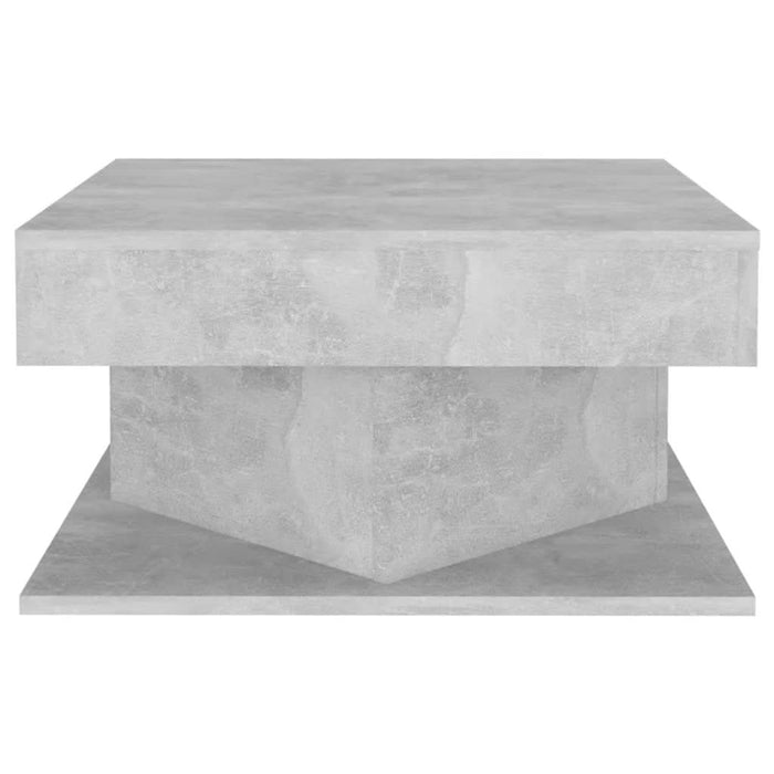 Măsuță de cafea, gri beton, 57x57x30 cm, PAL - WALTI WALTI