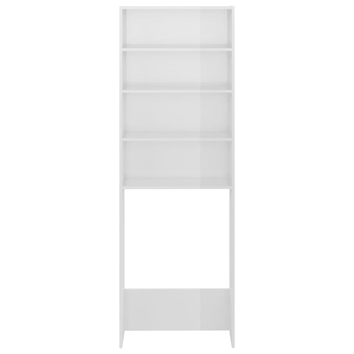 Dulap mașina de spălat, alb extralucios, 64x24x190 cm - WALTI WALTI