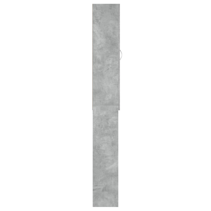 Dulap mașină de spălat, gri beton, 64x25,5x190 cm - WALTI WALTI