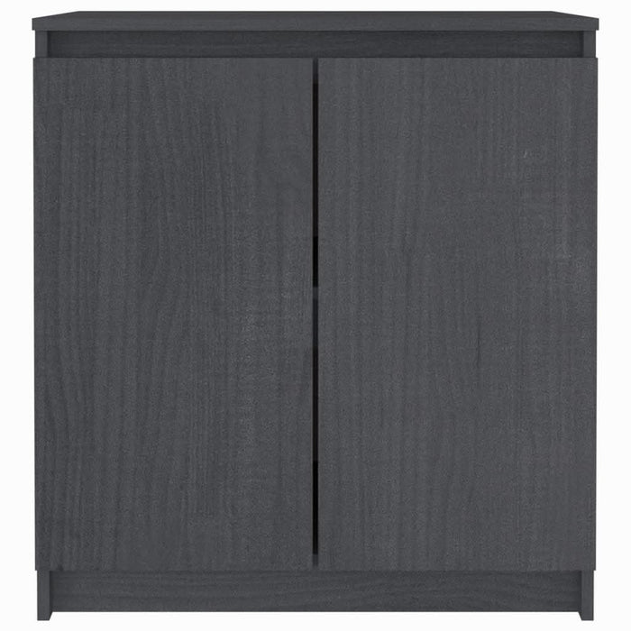 Dulap lateral, gri, 60x36x65 cm, lemn masiv de pin - WALTI WALTI