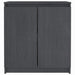 Dulap lateral, gri, 60x36x65 cm, lemn masiv de pin - WALTI WALTI