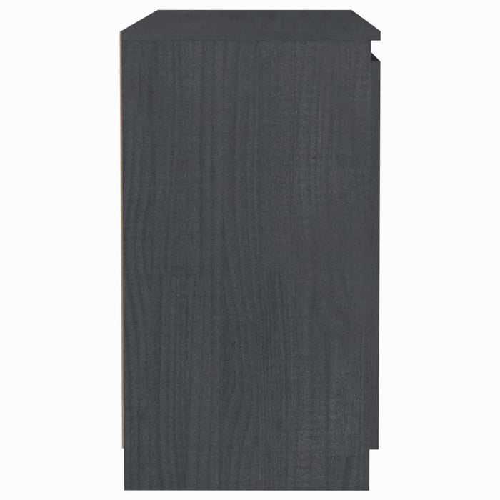 Dulap lateral, gri, 60x36x65 cm, lemn masiv de pin - WALTI WALTI