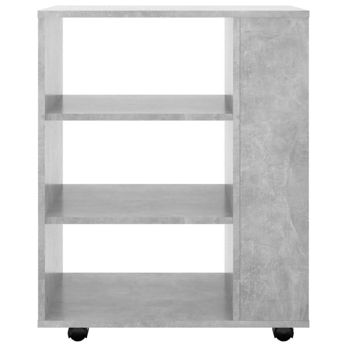Dulap cu roți, gri beton, 60x35x75 cm, PAL - WALTI WALTI