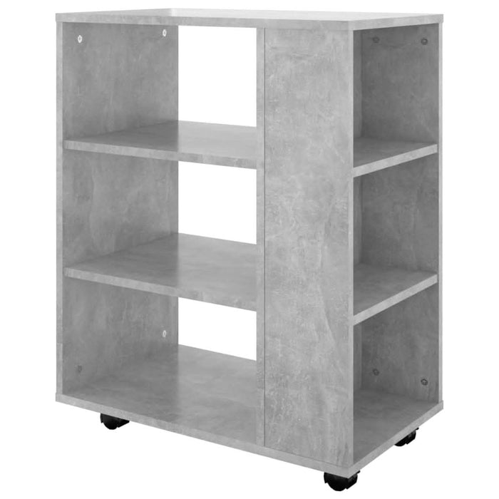 Dulap cu roți, gri beton, 60x35x75 cm, PAL - WALTI WALTI