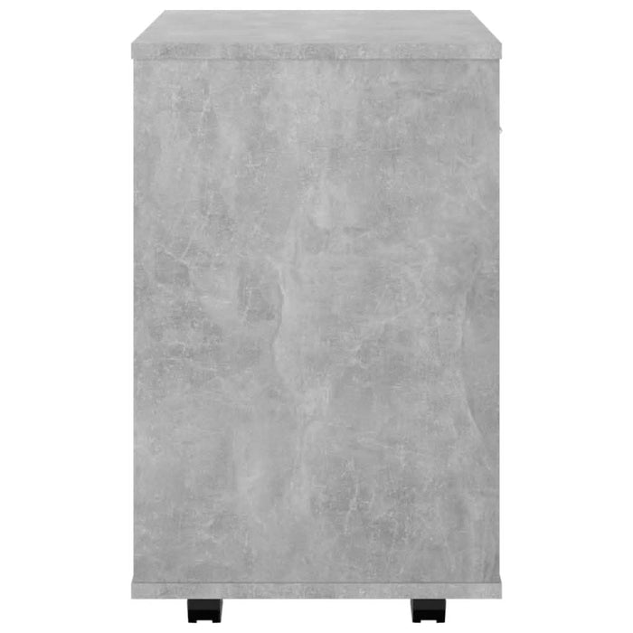 Dulap cu roți, gri beton, 46x36x59 cm, PAL - WALTI WALTI