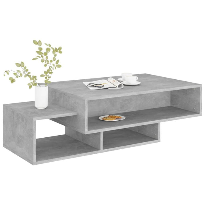 Măsuță de cafea, gri beton, 105x55x32 cm, PAL - WALTI WALTI