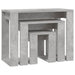 Mese suprapuse, 3 buc., gri beton, lemn compozit - WALTI WALTI