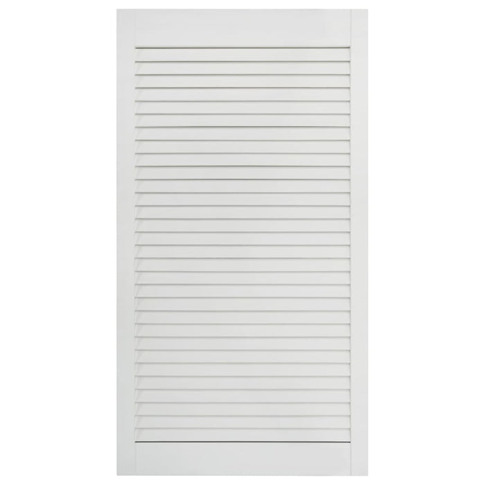 Uși lamelare, 2 buc., alb, 99,3x39,4 cm, lemn masiv de pin - WALTI WALTI