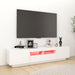 Comodă TV cu lumini LED, alb, 180x35x40 cm - WALTI WALTI