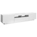 Comodă TV cu lumini LED, alb, 180x35x40 cm - WALTI WALTI