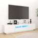 Comodă TV cu lumini LED, alb, 180x35x40 cm - WALTI WALTI