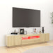 Comodă TV cu lumini LED, stejar sonoma, 180x35x40 cm - WALTI WALTI