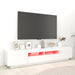 Comodă TV cu lumini LED, alb, 200x35x40cm - WALTI WALTI