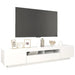 Comodă TV cu lumini LED, alb, 200x35x40cm - WALTI WALTI