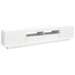 Comodă TV cu lumini LED, alb, 200x35x40cm - WALTI WALTI
