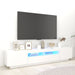 Comodă TV cu lumini LED, alb, 200x35x40cm - WALTI WALTI