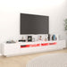 Comodă TV cu lumini LED, alb, 260x35x40 cm - WALTI WALTI