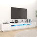 Comodă TV cu lumini LED, alb, 260x35x40 cm - WALTI WALTI