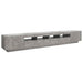 Comodă TV cu lumini LED, gri beton, 260x35x40 cm - WALTI WALTI