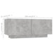 Comodă TV cu lumini LED, gri beton, 260x35x40 cm - WALTI WALTI