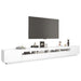 Comodă TV cu lumini LED, alb, 300x35x40cm - WALTI WALTI