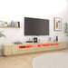 Comodă TV cu lumini LED, stejar sonoma, 300x35x40 cm - WALTI WALTI