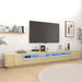 Comodă TV cu lumini LED, stejar sonoma, 300x35x40 cm - WALTI WALTI