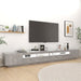 Comodă TV cu lumini LED, gri beton, 300x35x40 cm - WALTI WALTI