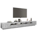 Comodă TV cu lumini LED, gri beton, 300x35x40 cm - WALTI WALTI