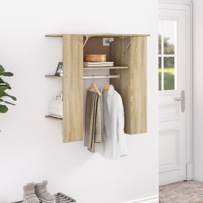 Dulap de hol, stejar sonoma, 97,5x37x99 cm, lemn prelucrat - WALTI WALTI