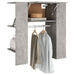 Dulap de hol, gri beton, 97,5x37x99 cm, lemn prelucrat - WALTI WALTI