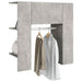 Dulap de hol, gri beton, 97,5x37x99 cm, lemn prelucrat - WALTI WALTI