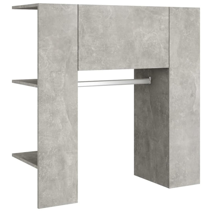 Dulap de hol, gri beton, 97,5x37x99 cm, lemn prelucrat - WALTI WALTI