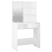 Masă de toaletă cu LED, alb, 74,5x40x141 cm - WALTI WALTI