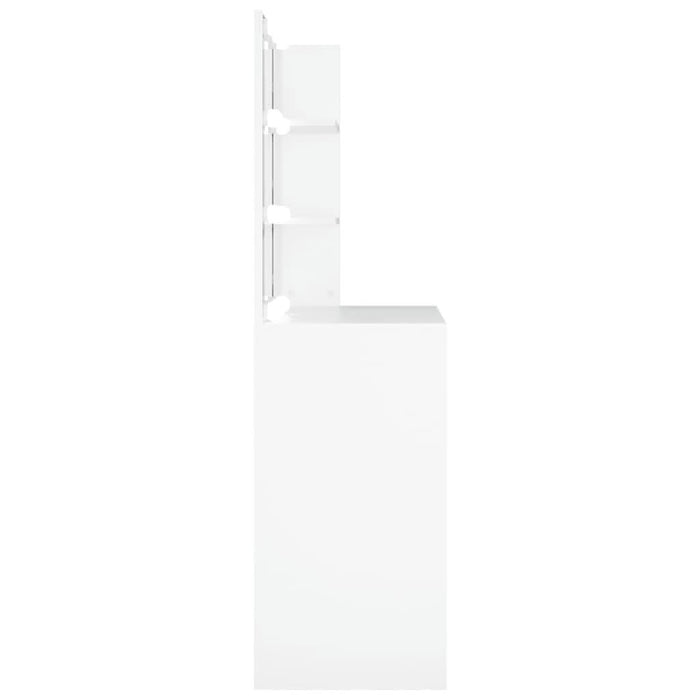 Masă de toaletă cu LED, alb, 74,5x40x141 cm - WALTI WALTI
