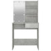 Masă de toaletă cu LED, gri beton, 74,5x40x141 cm - WALTI WALTI