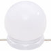 Masă de toaletă cu LED, gri beton, 74,5x40x141 cm - WALTI WALTI