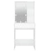 Masă de toaletă cu LED, alb, 60x40x140 cm - WALTI WALTI