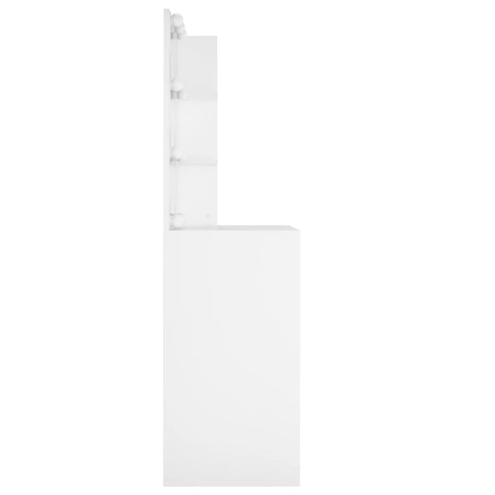 Masă de toaletă cu LED, alb, 60x40x140 cm - WALTI WALTI