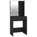 Masă de toaletă cu LED, negru, 60x40x140 cm - WALTI WALTI