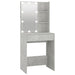 Masă de toaletă cu LED, gri beton, 60x40x140 cm - WALTI WALTI